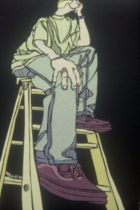 Felipe's Boy on Stool